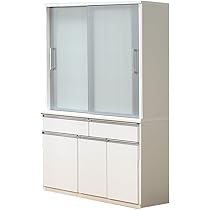Amazon｜アルファタカバ 食器棚 日本製 120 完成品 大川家具