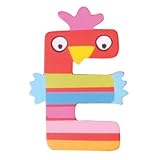 Tatiri Crazy Animals Letter E (Red/Pink Chicken) by Tatiri