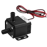 Cewaal 小型水中ポンプ 水族館給水・排水ポンプ サイズ39*35*25.5mm 重量：85g 最大流量：220L/H ニュートラル 規格なし