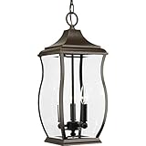 Progress Lighting P5504-108 Traditional/Formal 3-60W Cand Hanging Lantern, Oil Rubbed Bronze [並行輸入品]