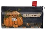 パンプキンパッチWelcomeメールボックスカバーFallプリミティブ標準Briarwood Lane