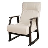 リラックス高座椅子 (アイボリー) 【高さ調節3段階/無段階リクライニング/ハイバック仕様】