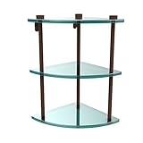 Allied Brass NS-5/22TB-ABZ 22' Triple Glass Shelf with TB Polished Chrome [並行輸入品]