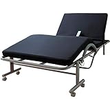 リクライニングベッド セミダブル 電動 無段階 低反発マットレス付き 折りたたみ リクライニングベッド