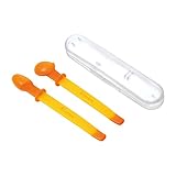 Simba Heat Sensing and Color Changing Feeding Spoon Set, Orange by Simba