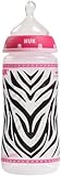 Nuk Trendline Orthodontic Silicone Bottle w/ Medium Flow Nipple - Animal Prints - 10 oz - 3 Pk - Gir
