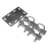 ナテック(Natec) アンテナ取付金具クロスマウント φ10~35/φ10~35 オールステンレス製 X35/35 マスト ポール パイプ 固定金具