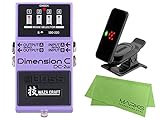 BOSS ボス - Dimension C DC-2w + KORG Pitchclip 2 PC-2 + マークスオリジナルクロス セット