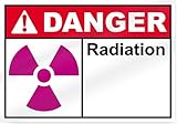 Radiation Danger Sign - 14" wide x 10" tall [並行輸入品]