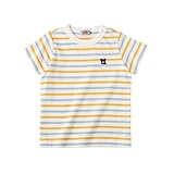 ダブルＢ(mikihouse) ★Everyday Double_B★ ボーダー半袖Tシャツ (80ｃｍ, 白×ブルー（73）)