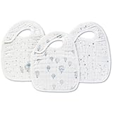 aden+anais（エイデンアンドアネイ） nibble ニブル スナップ付きよだれかけ・ビブ 3枚セット night sky【7109】