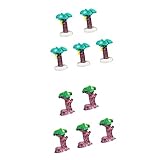 Lovoski 約10個セット　ミニ　木　マイクロランド　スケープ　樹脂　盆栽　DIY　フローポット　ガーデンデコレーション
