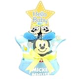 おむつケーキ 1段 おむつケーキ ディズニー ミッキー ミニー 1段 出産祝い ベビーギフト disney19_32