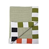 Sunday Ganim ベビーブランケット Stripes! Olive(限定カラー)