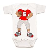 NC State Wolfpack Heads Up 。Football Baby Onesie (新生児)