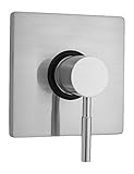 Jaclo a446-trim-pch Contemporary Square圧力バランスバルブwithスリムレバーハンドル、ポリッシュクローム