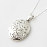 シルバー925 ロケットペンダント