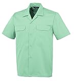 CO-COS コーコス 春夏用 エコ5IVEスター開襟半袖シャツ A6657 9グリーン LL