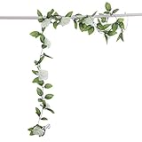 SUND　人工観葉植物　吊り下げ　バラ　花蔓　選べる8色　壁掛け　造花　インテリア　アンティーク 雑貨　壁/柱/天井/屋根　飾り　結婚式　誕生日　発表会　入学式　卒業式　適用　グリーン
