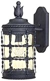 Minka Lavery Outdoor 8880-A39, Mallorca Outdoor Wall Sconce Lighting, 100 Total Watts, Iron by Minka