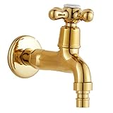 Perfk ウォールマウント　G1/2 インチ　水栓　ガーデン　洗濯機　ウォーター　タップ　蛇口　水漏れなし　長持ち　全4サイズ　　 - ＃3