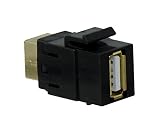 On-Q/Legrand WP1221BK USB 2.0 A/B Coupler Keystone Insert, Black [並行輸入品]