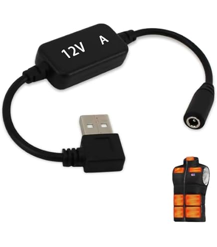 Amazon.co.jp: YCJDP USB変換ケーブル 7.5V for ワークマン ヒーター