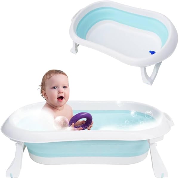 Amazon.co.jp: SUGGEST ベビー 赤ちゃん バス お風呂 折りたたみ