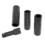 Simplyシルバー – 4 pc 1 / 2 "ドライブフリップインパクトソケットラグナットセットリムーバーインストーラ工業ツール