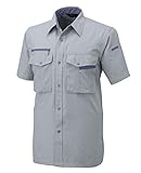Bodyfine | #BF-500半袖シャツ 【東レ/春夏】（男女兼用）【size 3S～6L/５色展開】 作業服 グレー(3) LL