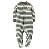 Carter's （カーターズ） :: ロンパース フリース カバーオール 長袖 足つき 男の子 ポリエステル100% :: Fleece Snap-Up Sleep & Play :: 3M (55