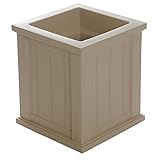 Mayne 4837-C Cape Cod Patio Planter 16x16 Clay