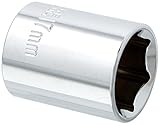 MINTCRAFT MT649925 1 1 1 Socket 17mm 3/8 Drive, 6-Point by Mintcraft