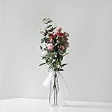 【Blooming＆me】フラワーデザイナー推薦 枯れない 高品質 上質な造花 ウェディング ブーケ アートフラワー プレゼント「N.Y bloom ウェディング ブーケ 」 [並行輸入品]