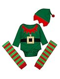 ユニセックス クリスマス 印刷 ロンパース ジャンプスーツ ファッション - 赤ちゃん 男の子 女の子 かわいい 3個 服 セット ために 春の秋 BESBOMIG