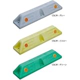 車止めブロック ブロックカーストッパー610 セット販売 施工方法:コンクリート下地 グレー