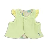 Sunny Landscape Girls ラビット柄リバーシブルベスト　キナリ　80cm