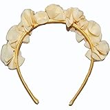 ジンボリー（GYMBOREE)女の子用黄色花コサージュ付きカチューシャ,出産祝いギフトプレゼント,ヘアアクセサリー,ヘアバンド,ヘッドバンド【並行輸入】