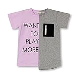 ブランシェス（branshes） リメイク風半袖Tシャツ【杢グレー/（01）80cm】
