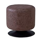 AZUMAYA 回転スツール ローテ 40cm幅 ブラウン PC-505BR