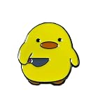 ピンバッジ ブローチ ひよこ ナイフ おもしろ かわいい エナメルピン アクセサリー ファッション小物