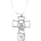 保護この子神のAngel 3インチピューター吊り壁クロス ピンク WC-734G