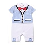 ベビー キッズ 赤ちゃん 子供服 洋装フォーマル 紳士風 男の子 半袖 カバーオール ロンパース 春夏 結婚式 お宮参り 七五三 節句 入園式 入学式 出産祝い ギフトxw036b