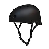 TangQI 軽量 シンプルスポーツ ヘルメット　子供から大人まで選べる　自転車　ヘルメット　スケートボード　キックボード ローラースケート　ウォータースポーツ (スクラブブラック, S)