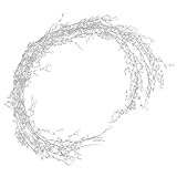 monkeyjack 5ピース80 cm DIY人工クリスタルウェディングプロムパーティー花嫁装飾ブライダルブーケスプレー花分岐