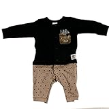 (ファンファン) FUN fun ロンパース カバーオール ベビー 男の子 ゴッサムタウン 黒 65 - 75cm