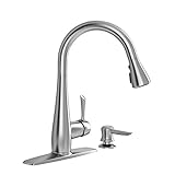 American Standard Olveraステンレススチール1－ハンドルプルダウンキッチン蛇口