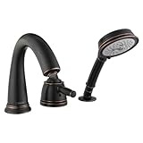 HansgroheスイングC 3-hole温度調節浴槽フィラートリム ブロンズ 04134920 1