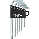 TRUSCO ボールポイント六角棒レンチセット7本組