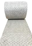 VECOLARD オイルマット ロールタイプ 油吸収シート オイル吸着マット 万能吸着マット 工業用品、 油、水、化学液体 吸収シート (EMV03 グレー)